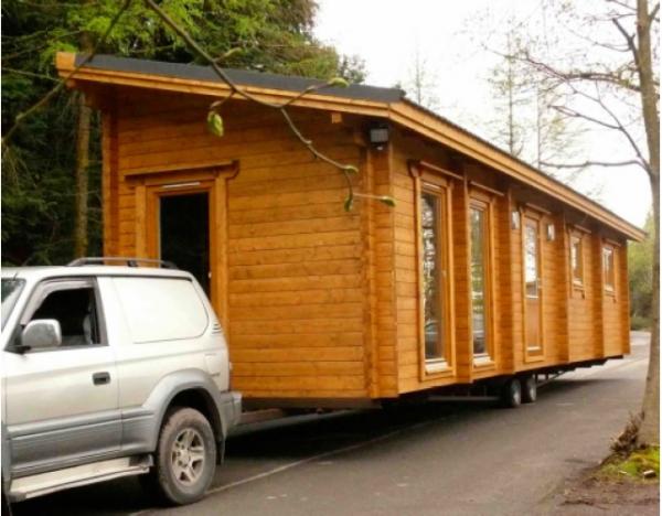 2 Bedroom Mobile Log Home